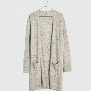 Madewell Donegal Kent Cardigan Sweater Gray Size Medium